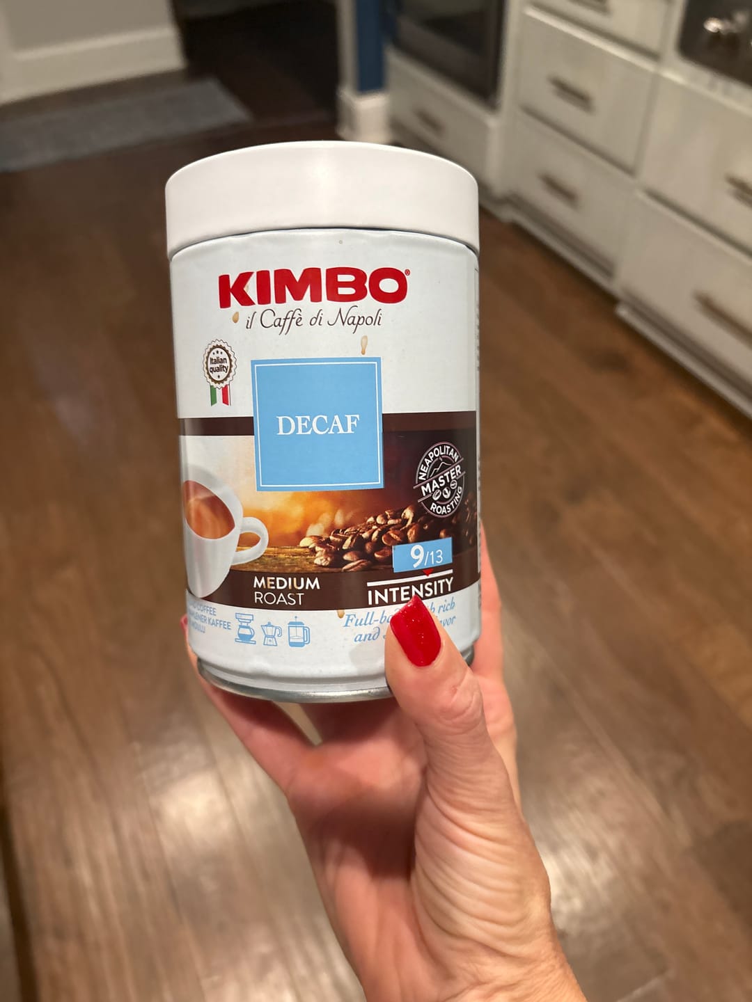 Customer photo review of Decaf - Ground Coffee 8.8oz Can