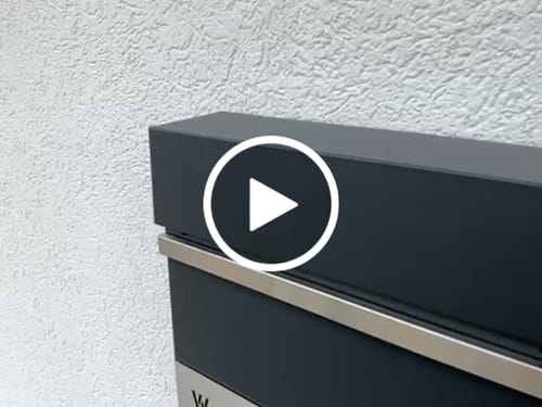 Customer video review of Absenkautomatik für Briefkastendeckel
