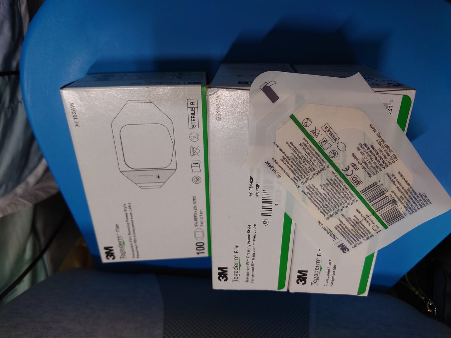 Customer photo review of 3M 1624W 美膚貼 防水透氣透明敷料 (6x7厘米) 100片/盒