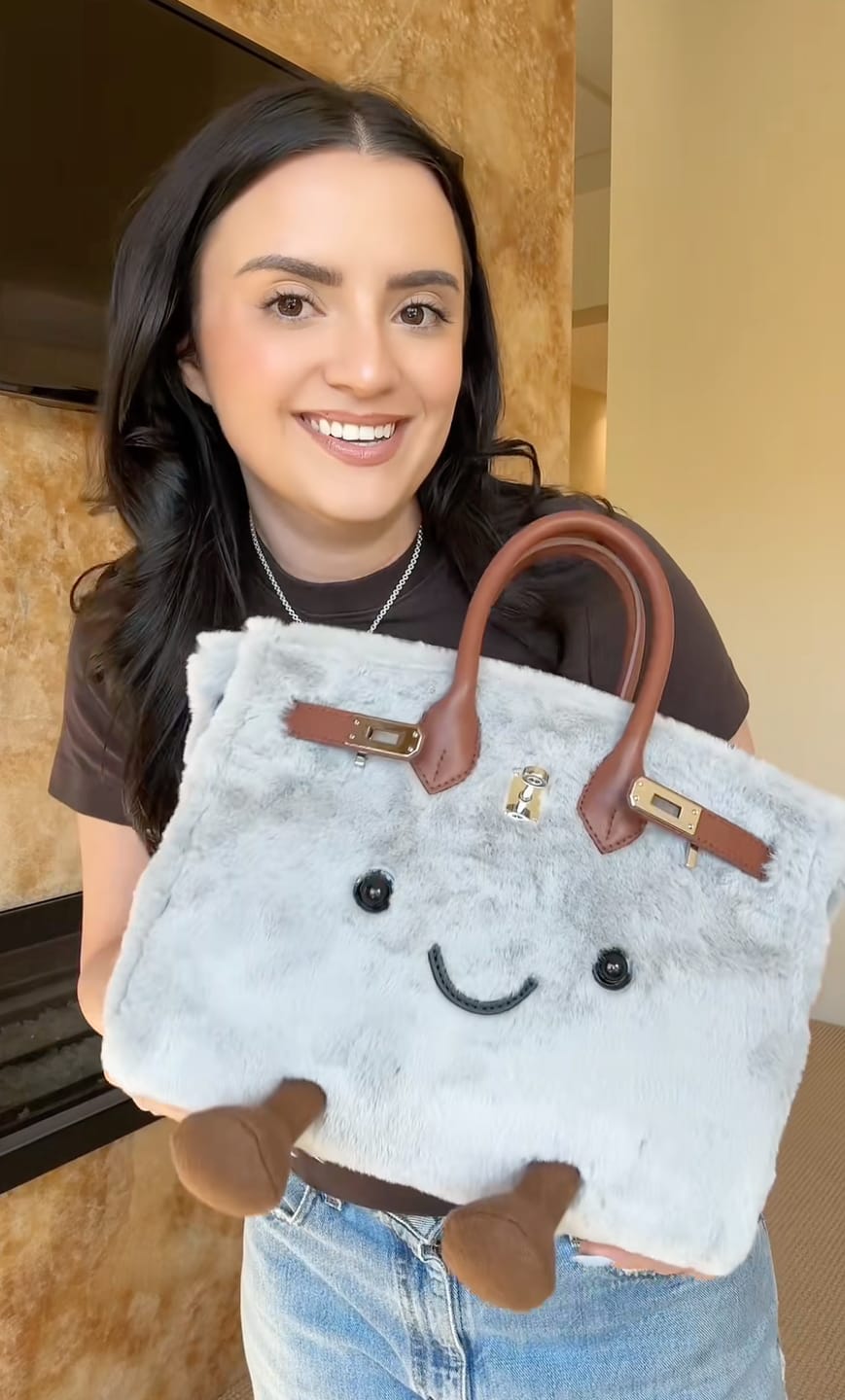 Customer photo review of The Jellykin Fluffy Bag