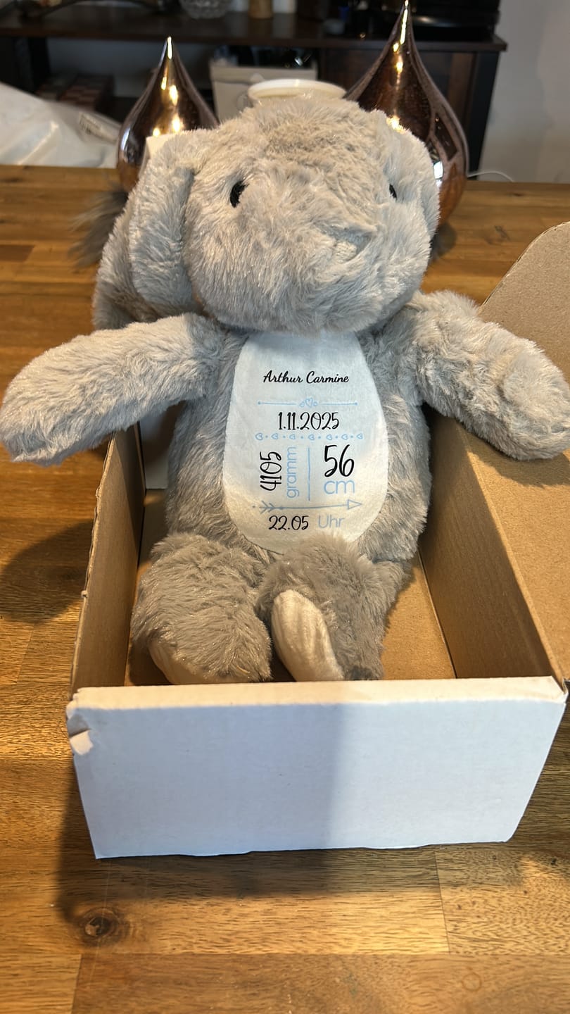 Customer photo review of Hasi - Kinder-Stoffhase