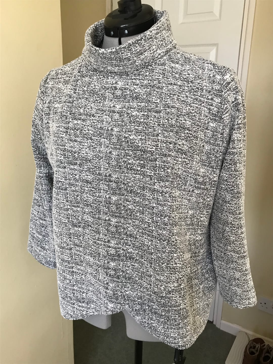 Customer photo review of Static Print Thick Knit Jersey Fabric
