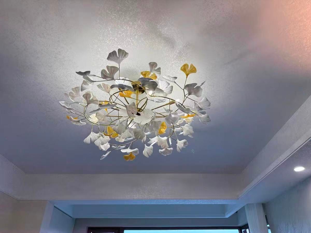 Customer photo review of WOMO Gingko Leaf Chandelier-WM2205