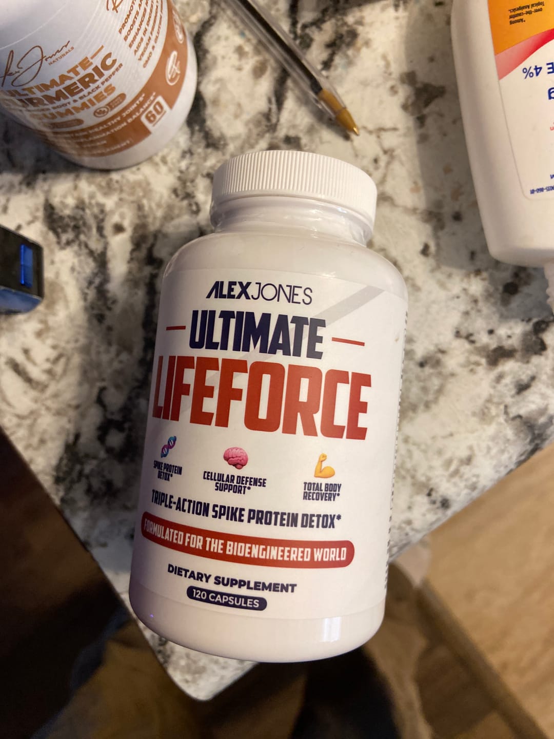Customer photo review of Ultimate Lifeforce - Triple-Action Spike Protein Detox