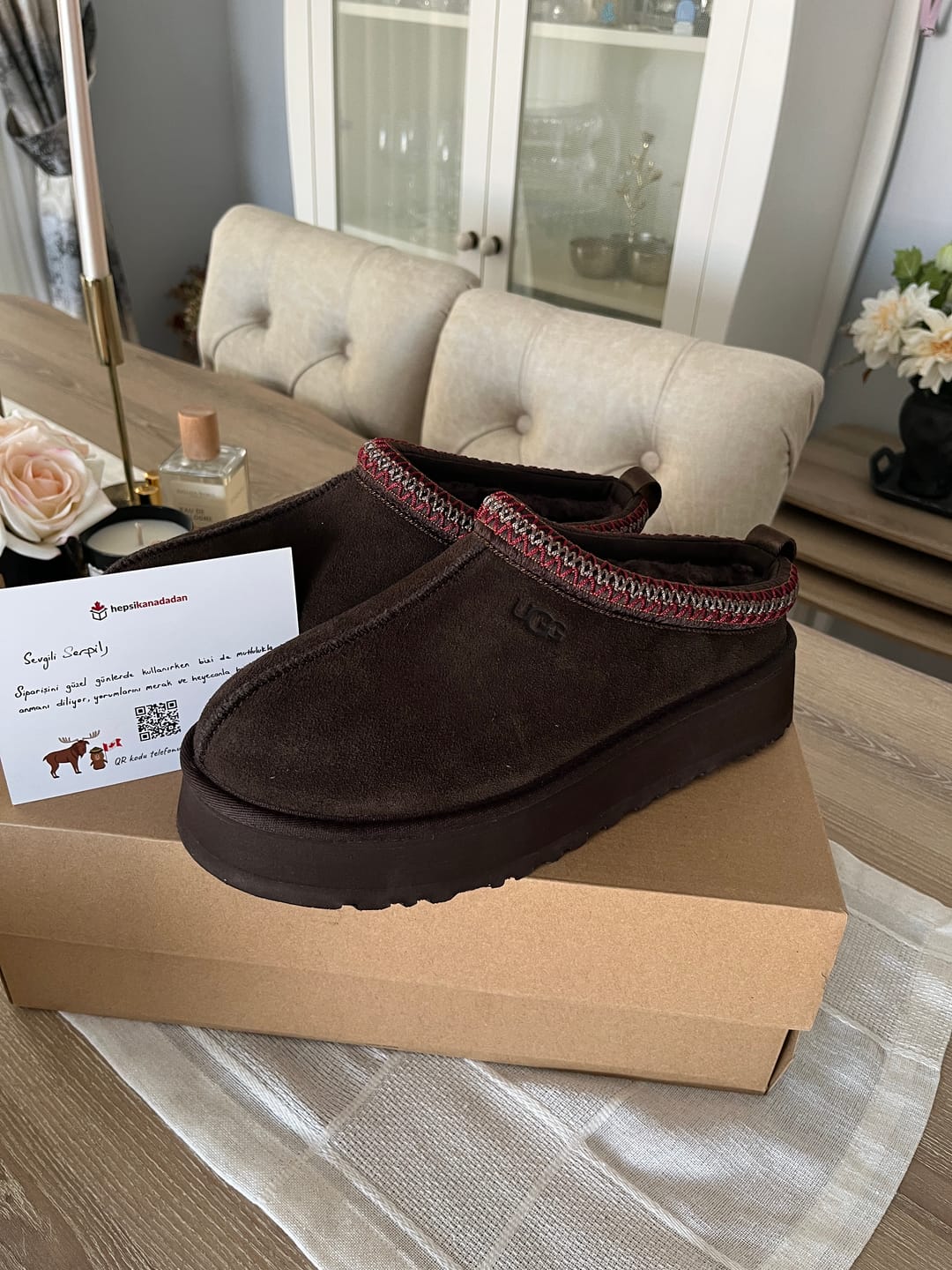 Customer photo review of UGG Women's Tazz II Dusted Cocoa