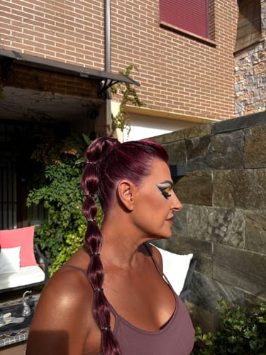 Customer photo review of Ponytail Khloe 65cm Lisa