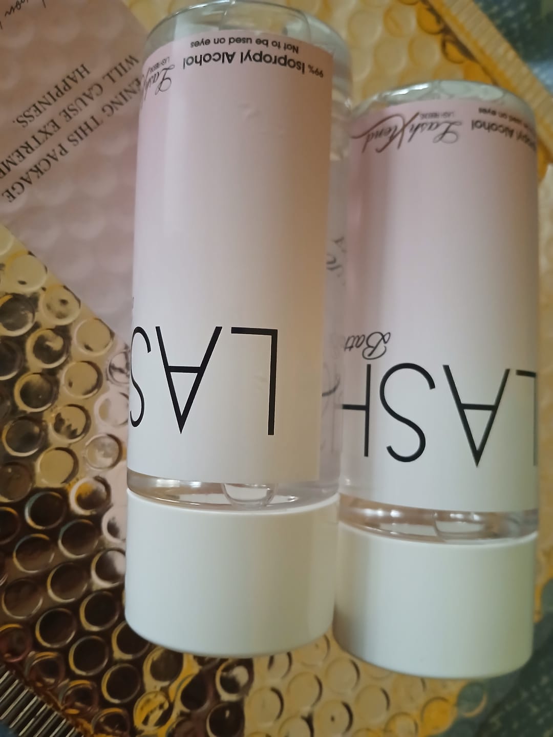 Customer photo review of LashXtend Lash Bath 150ml