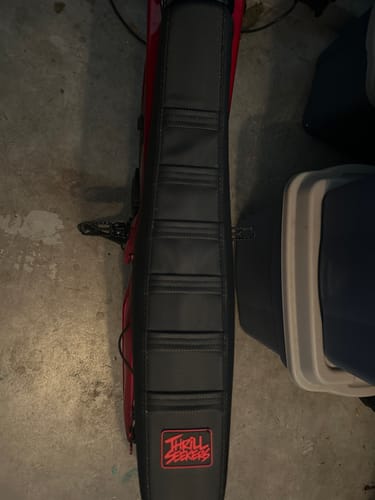 Customer photo review of Custom Seat Cover: Talaria XXX