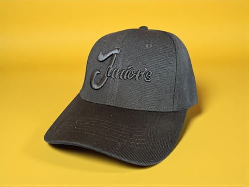Customer photo review of Custom Navy Red-White 3D Puff Embroidery Flat Embroidery Curved Eaves Sport Design Baseball Cap