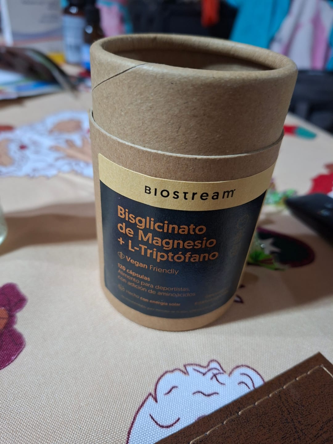 Customer photo review of Bisglicinato de Magnesio + L-triptófano 120 Cápsulas Vegano
