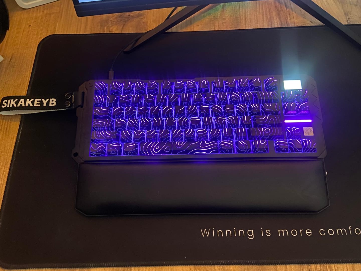 Customer photo review of Sikakeyb Castle HM80 Alüminyum Klavye (Manyetik Switch / HE)