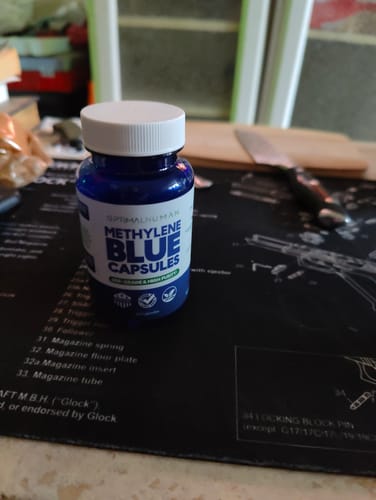 Customer photo review of USP Grade Methylene Blue 10mg Capsules