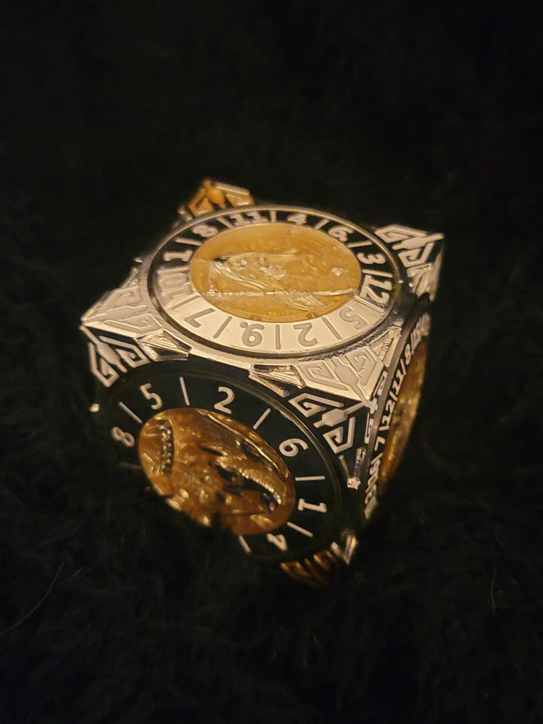 Customer photo review of Masters Dice Relic #000 – Class Legacy Spinner | 7 -in-1 Dual-Spinner Metal Dice