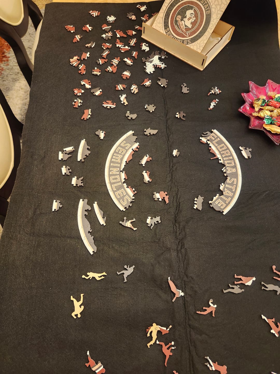 Customer photo review of Florida State University - Wooden Puzzle