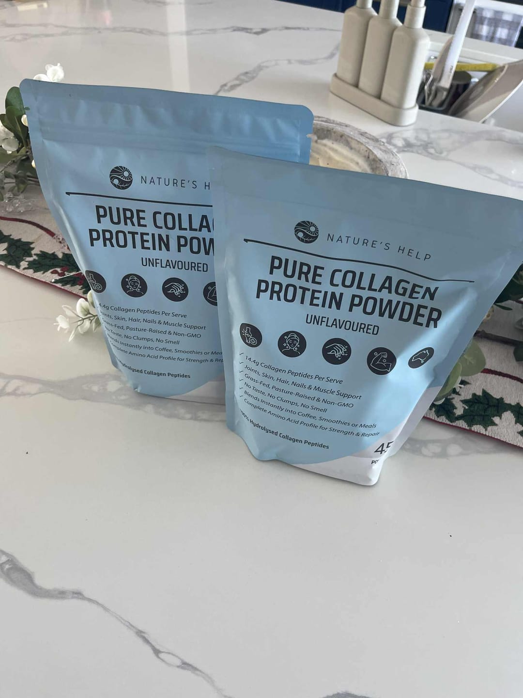 Customer photo review of Pure Collagen Protein Powder