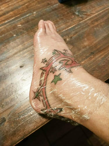 Customer photo review of Tattoo Kit - Neebol S4 PRO Professional Tattoo Gun Kit