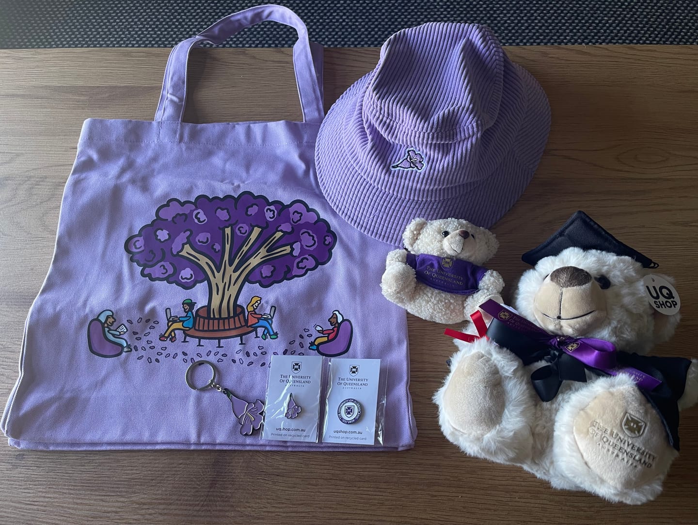 Customer photo review of UQ Graduation Bear
