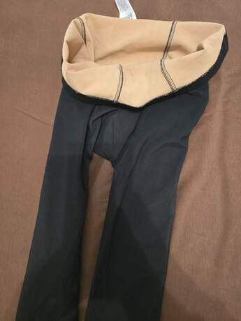 Customer photo review of Collant Polaire Peau Noire