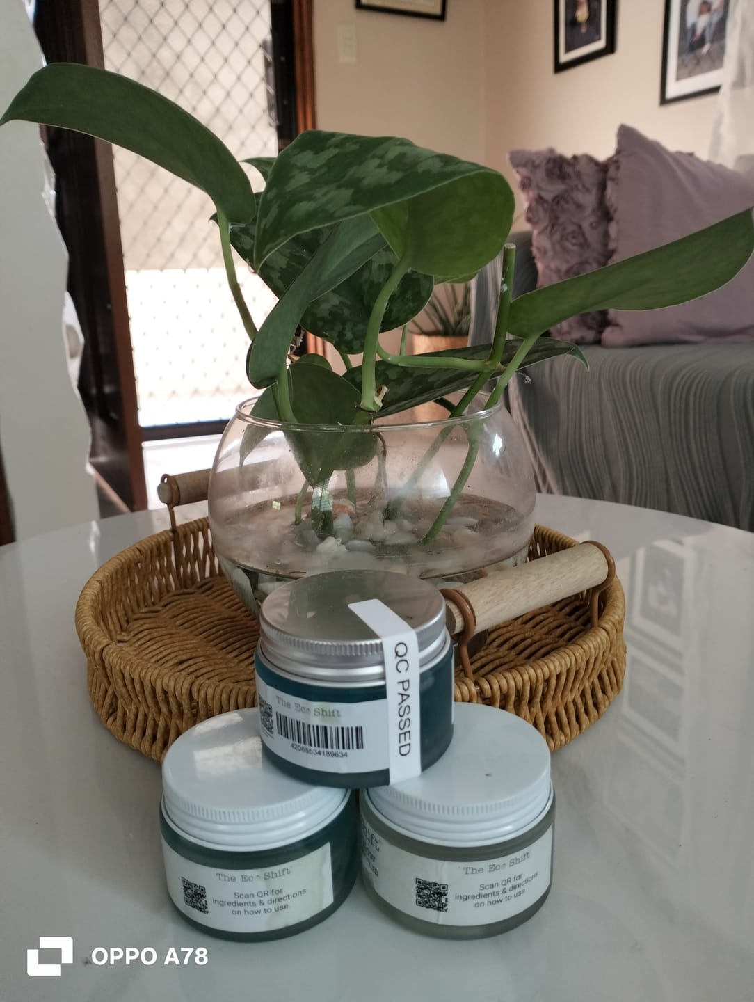 Customer photo review of Overnight Glow Hyssop Face Serum 50g