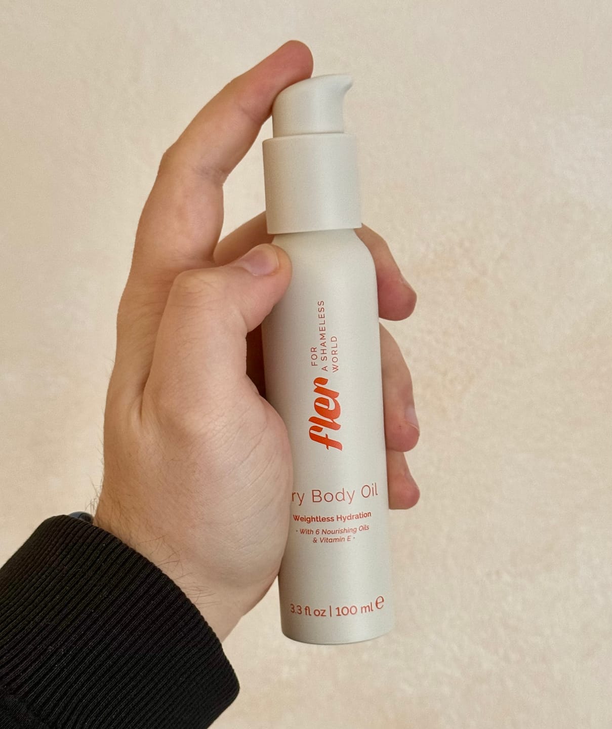 Customer photo review of Dry Body Oil
