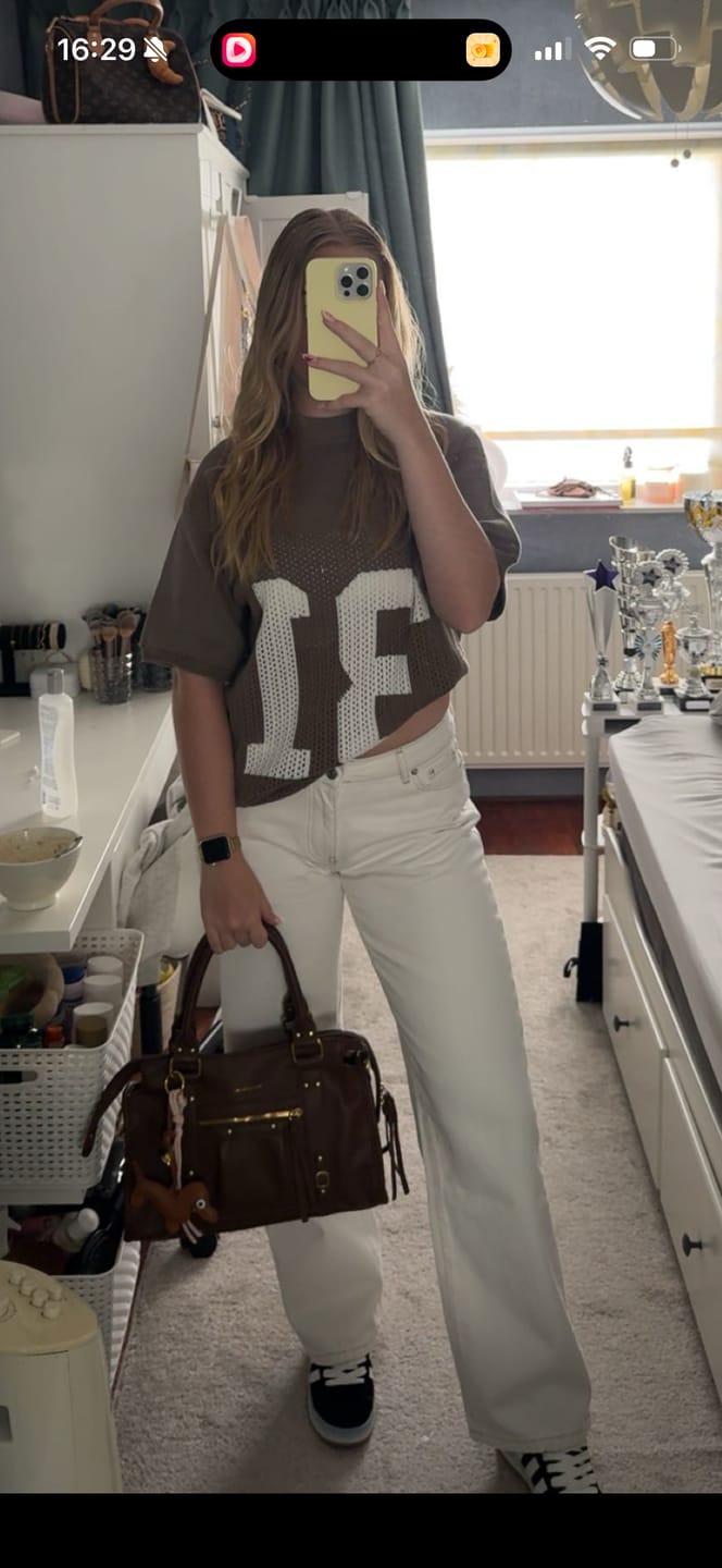 Customer photo review of KNIT JERSEY TAUPE