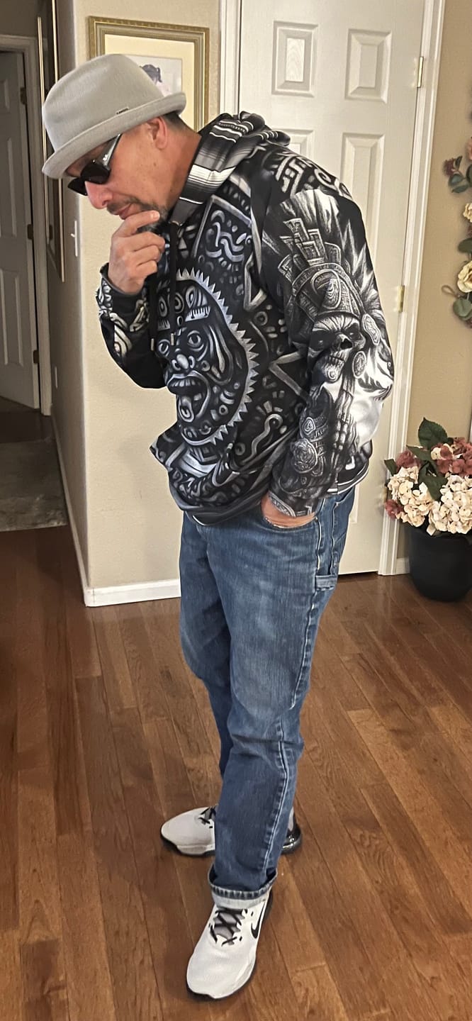 Customer photo review of Xiuhpohualli Hoodie