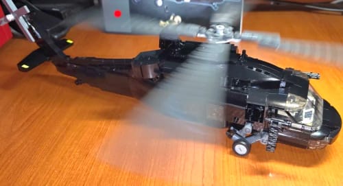 M R.’s Nightrider helicopter
