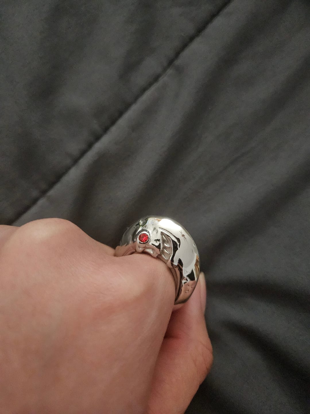 Customer photo review of XL LUNA RING