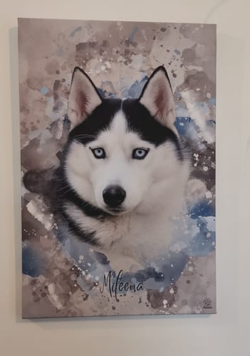 Customer photo review of Aquarell Pawtrait