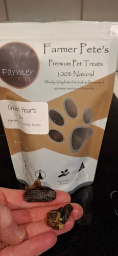 Customer photo review of Chicken Hearts