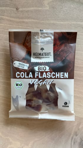 Customer photo review of Bio Fruchtgummi Cola Flaschen