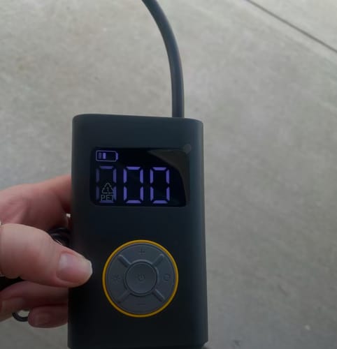 Customer photo review of Portable Tire Inflator 150PSI High-Pressure
