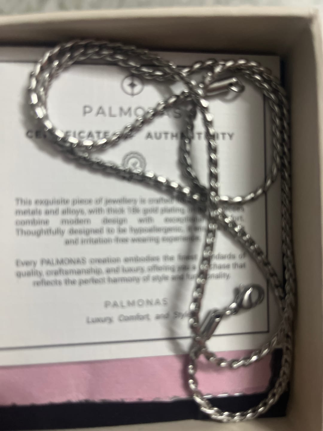 Customer photo review of Everyday Bold Link Chain