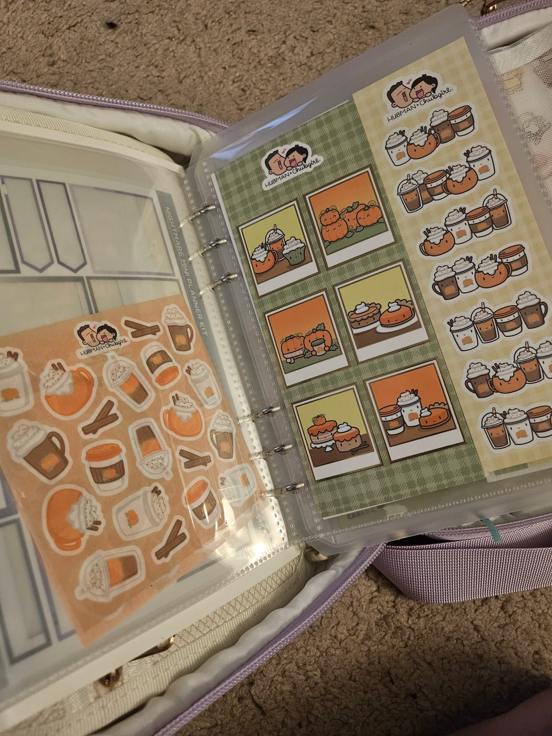 Customer photo review of Pumpkin Spice Variety Sticker Pack