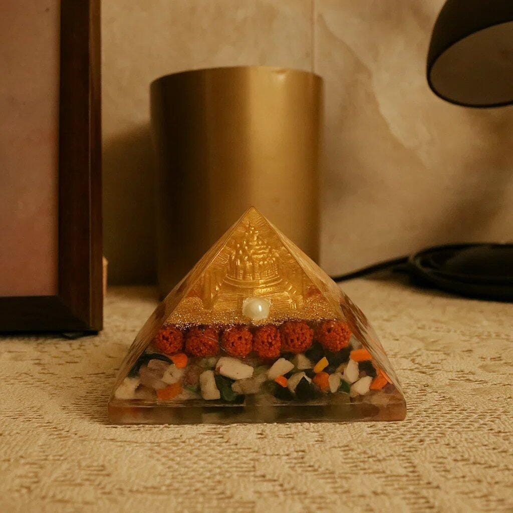 Customer photo review of Premium Vastu Mandir Navgrah Pyramid – Astro-Vastu Fate Corrector for Health, Wealth, and Relationships | Best Zodiac Energy Tool By Vastu Mandir