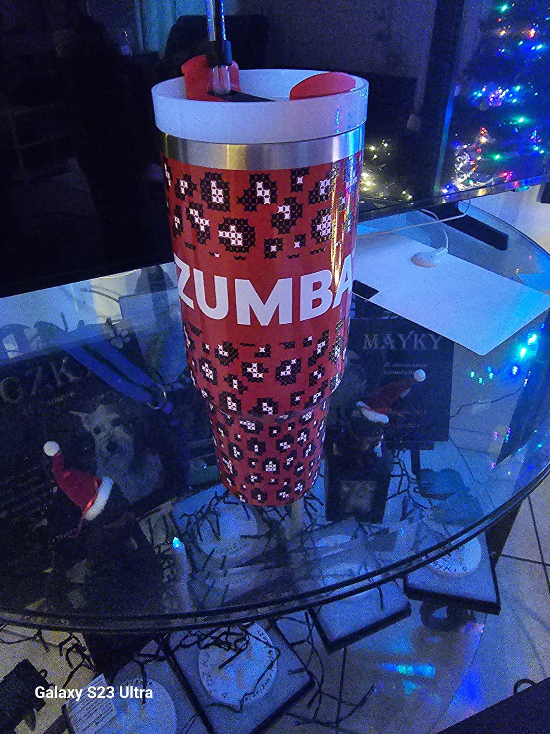 Customer photo review of Zumba Holiday Insulated Cup