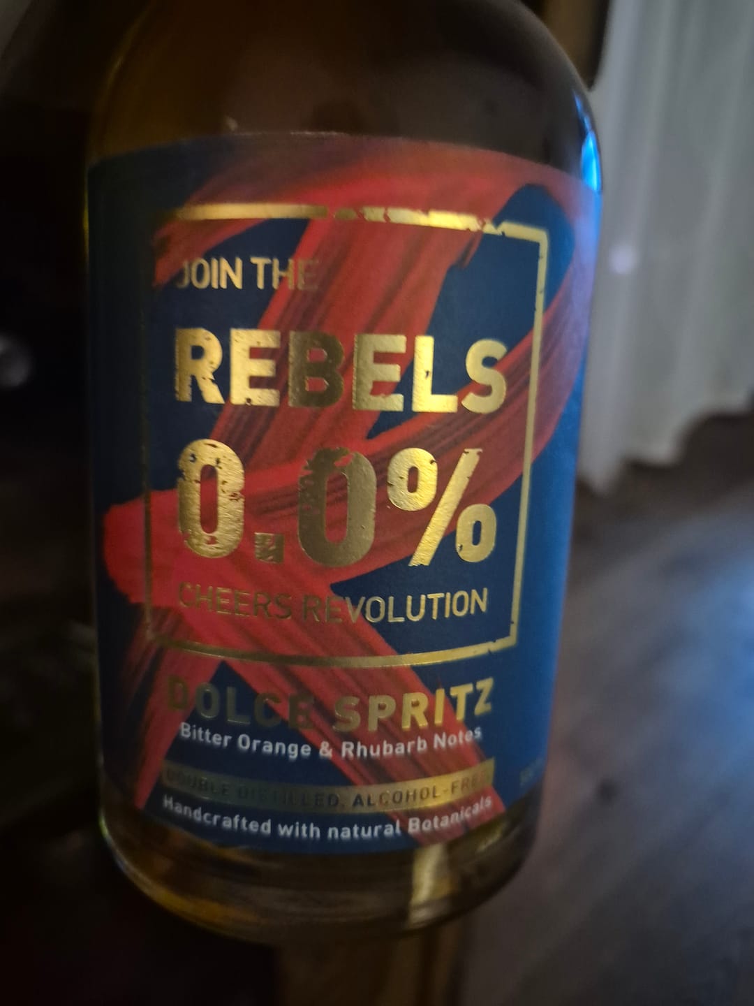 Customer photo review of REBELS 0.0% DOLCE SPRITZ (alcohol-free Spritz)