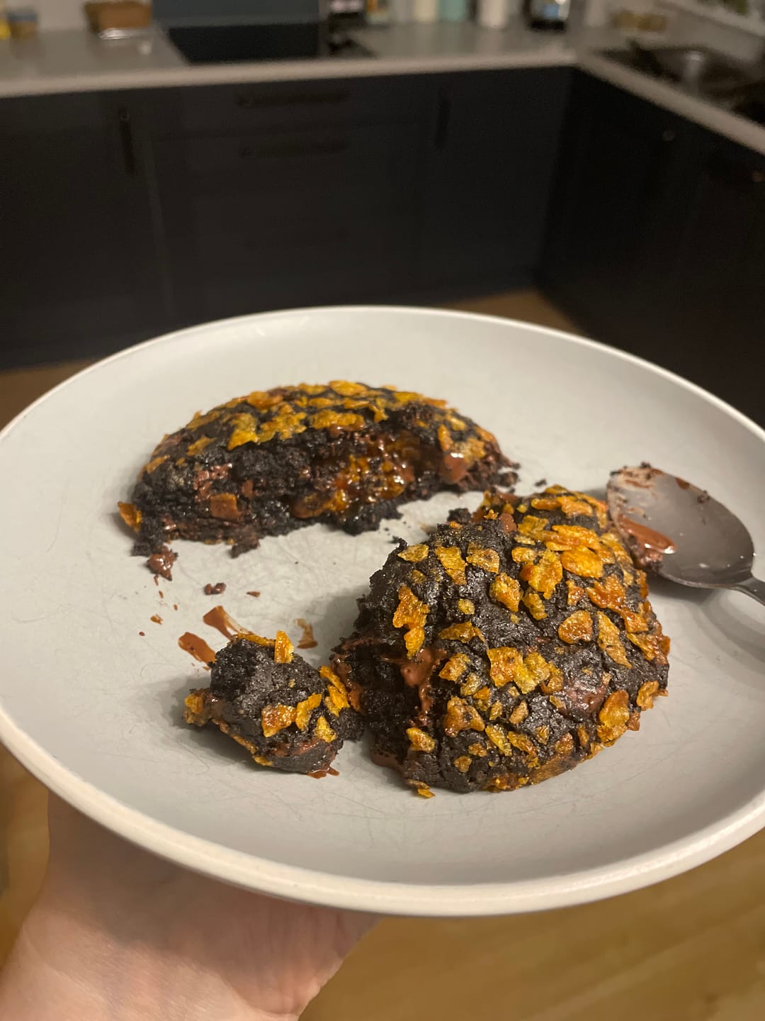 Customer photo review of Caramel Cornflake New York Cookie