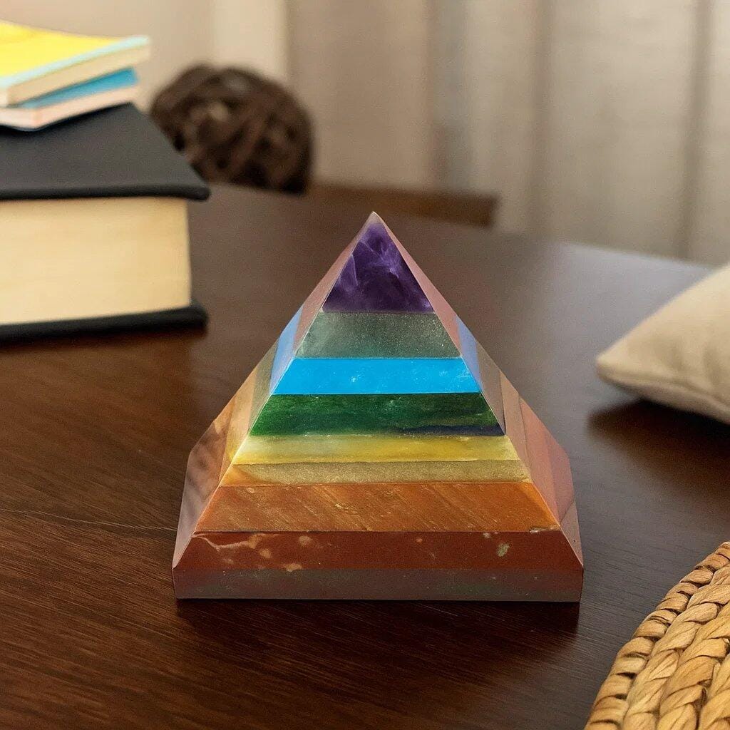 Customer photo review of Natural 7 Chakra Pyramid for Vastu Dosh Correction & Energy Balance