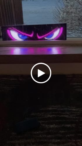 Customer video review of Moto Eyes - Animated Moto Eyes