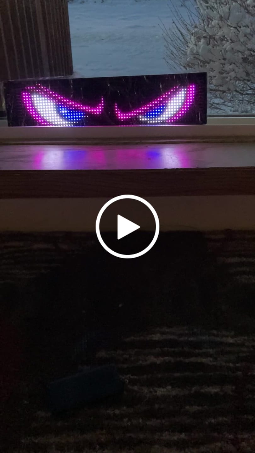 Customer video review of Moto Eyes - Animated Moto Eyes
