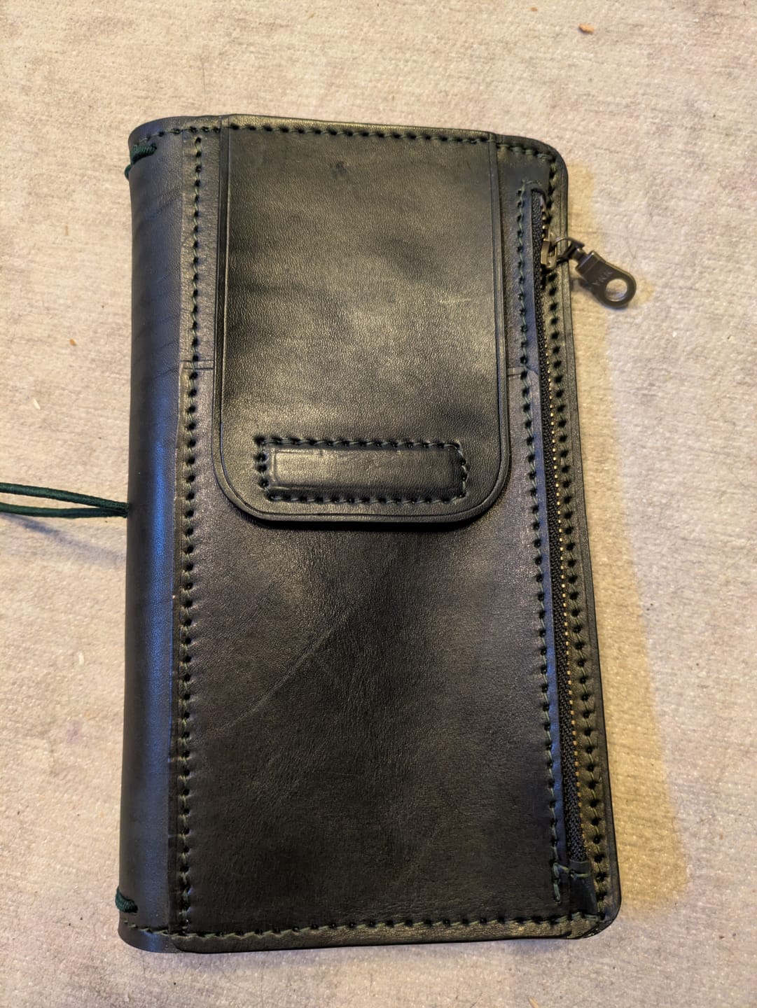 Customer photo review of front pocket Traveler's Notebook