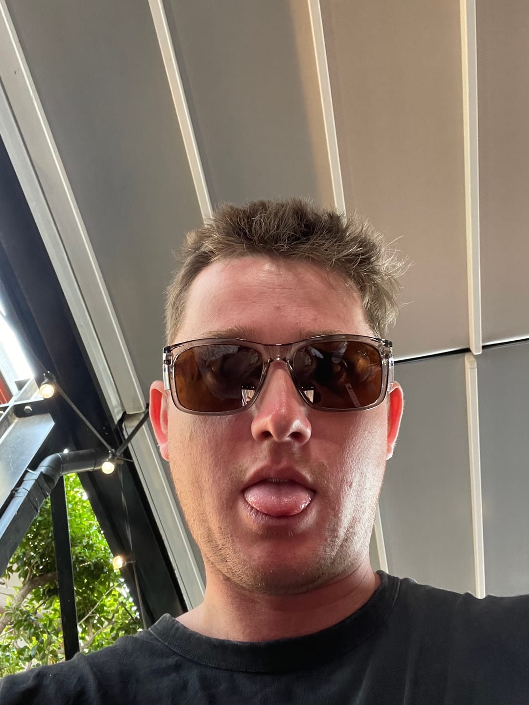 Customer photo review of Kenneth Steel Frame / Brown Lens Polarised Safety Glasses