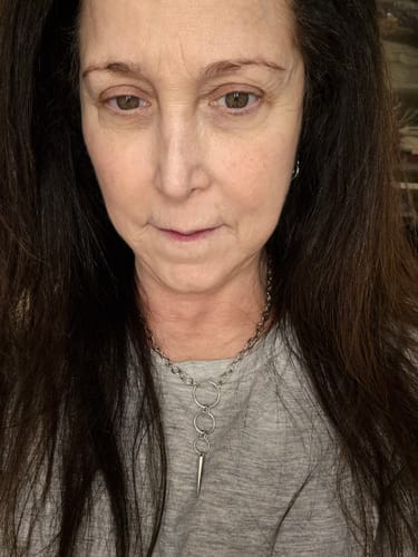 Customer photo review of Hoop Spike Necklace