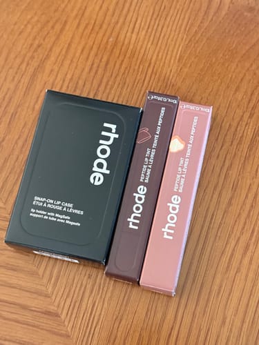 Customer photo review of PRE-ORDER scented peptide lip tint