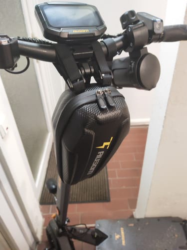 Customer photo review of Ausom Branded Handlebar Bag