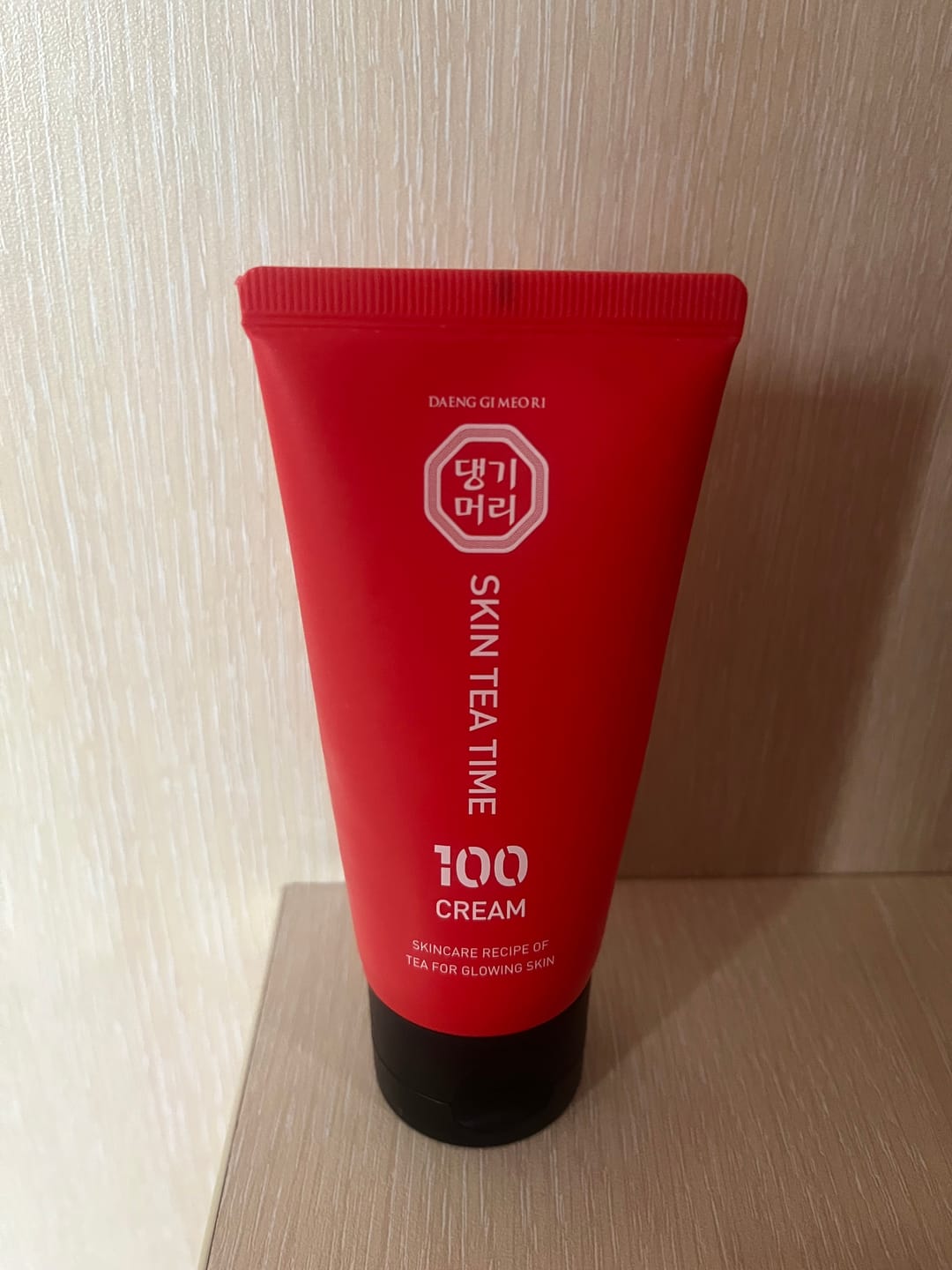 Customer photo review of Хидратиращ крем Шизандра против бръчки с фитоестрогени Doori Skin Tea Time 100 Cream