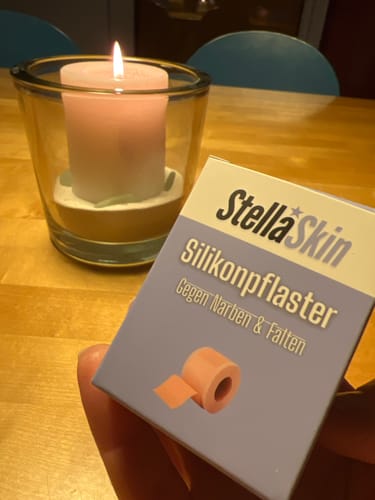 Customer photo review of Silikonpflaster gegen Narben & Falten