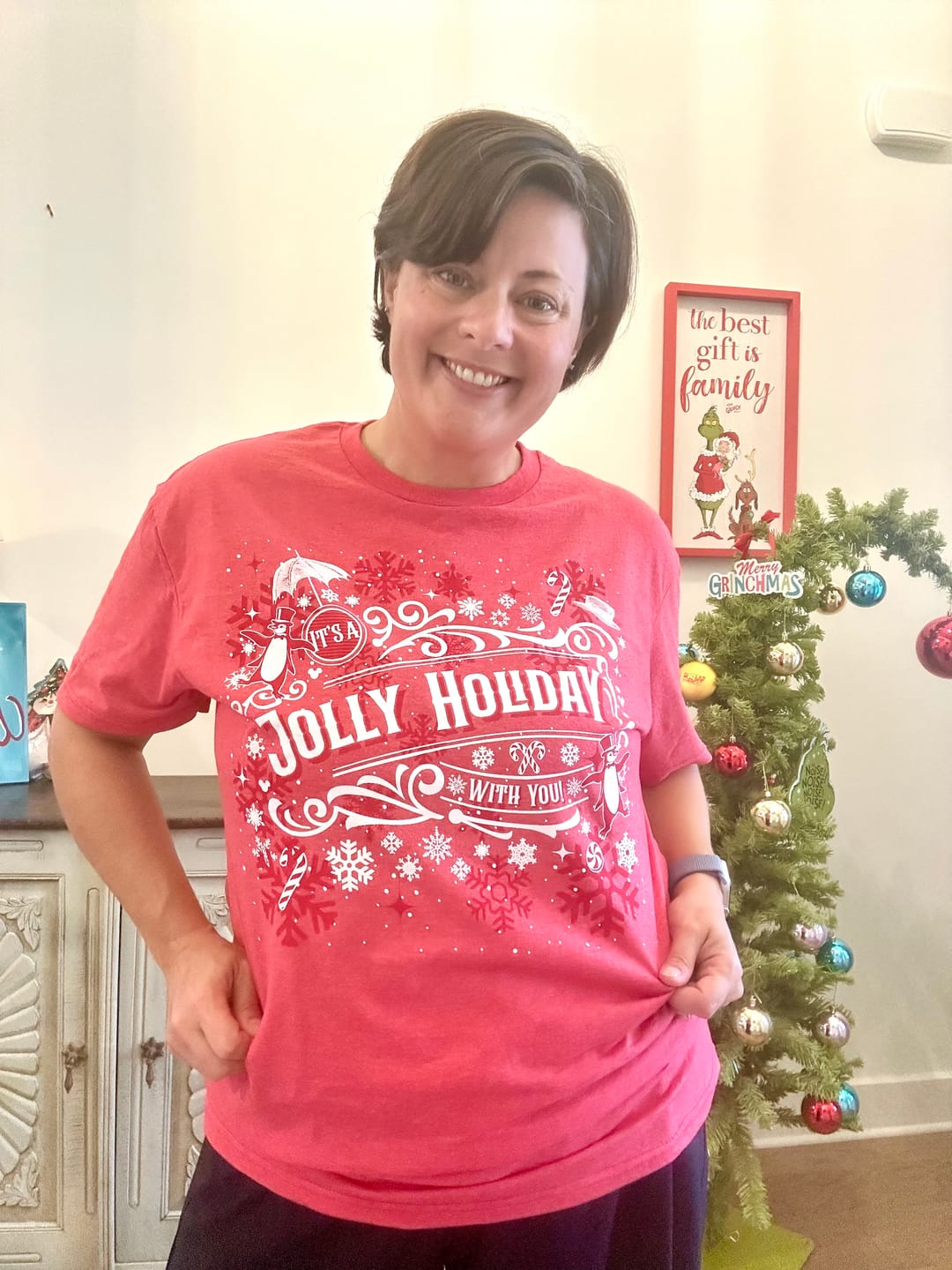 Customer photo review of Jolly Holiday Shirt
