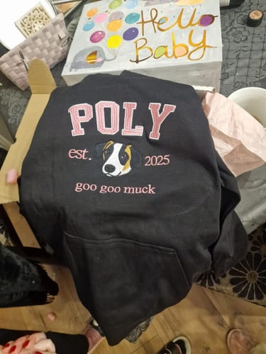 Customer photo review of Haftowany University Hoodie